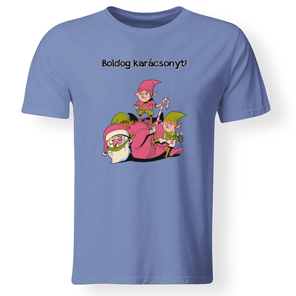 Vicces karácsonyi férfi póló