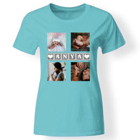 Anyák napi póló 4 képpel türkiz