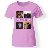 Valentin napi női póló 4 képpel rózsaszín