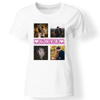 Valentin napi női póló 4 képpel fehér