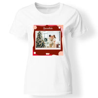 Valentin napi női póló képpel fehér