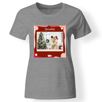 Valentin napi női póló képpel szürke