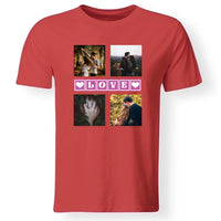 Családi idézetes férfi póló 4 képpel