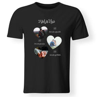 Mérföldkő férfi póló egyedi képpel