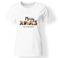 Karácsonyi XMAS női póló fehér