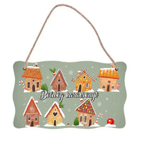 Karácsonyi tábla egyedi felirattal