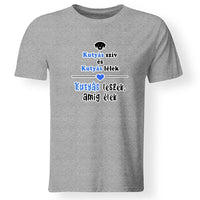 Egyedi feliratos férfi póló kutyásoknak