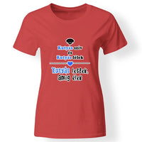 Egyedi feliratos női póló kutyásoknak