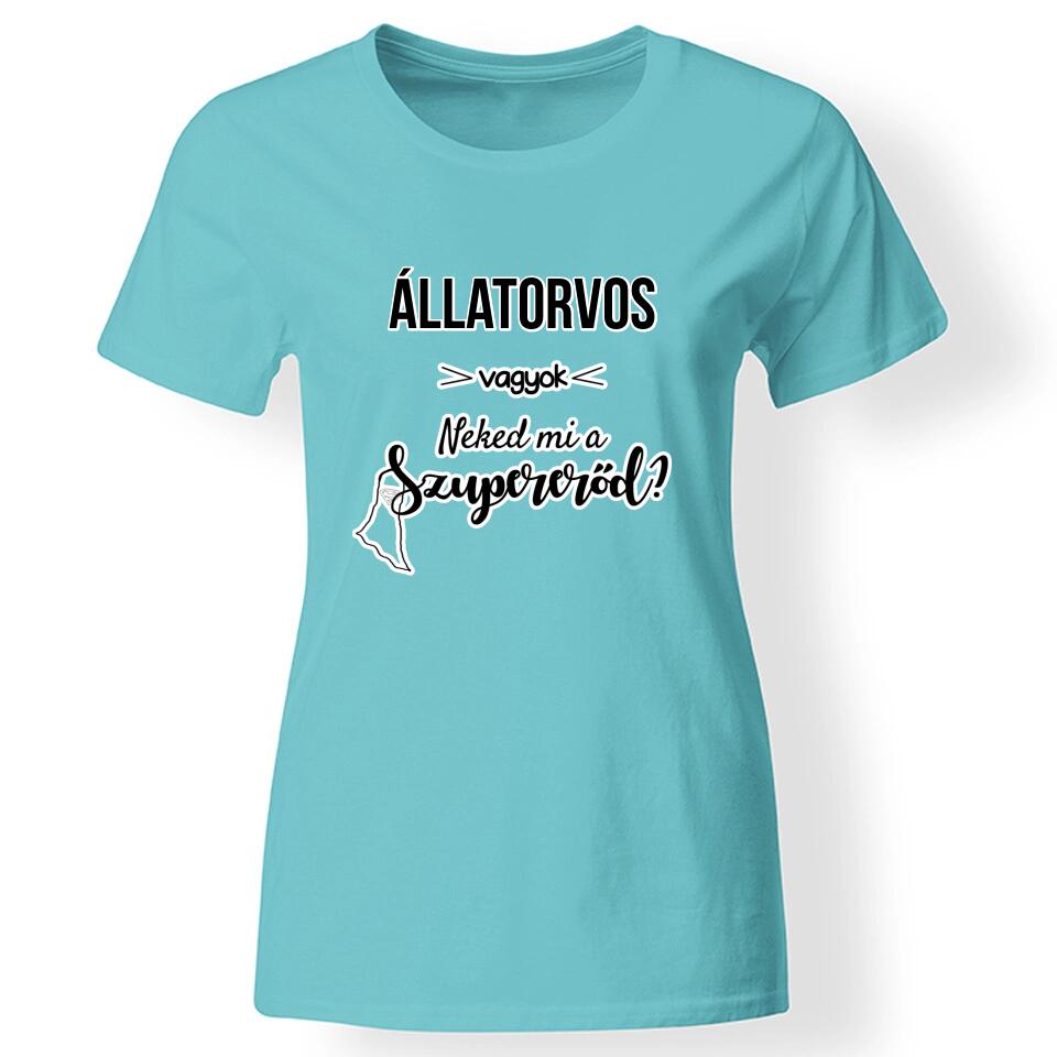 Szupererő egyedi női póló