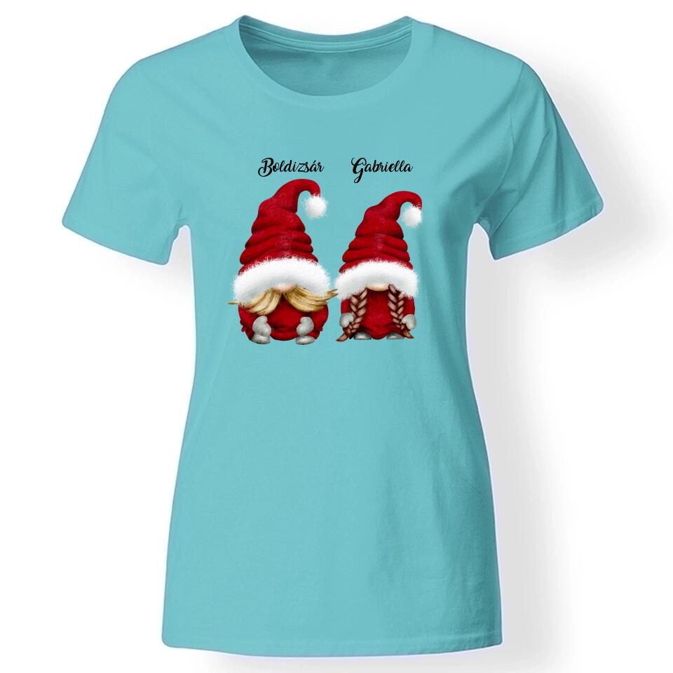 Páros manós póló nőknek türkiz