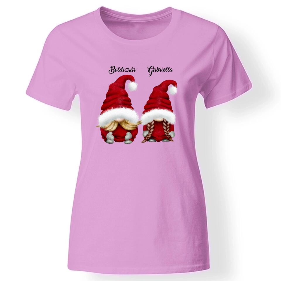 Páros manós póló nőknek rózsaszín