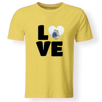 LOVE egyedi fényképes férfi póló