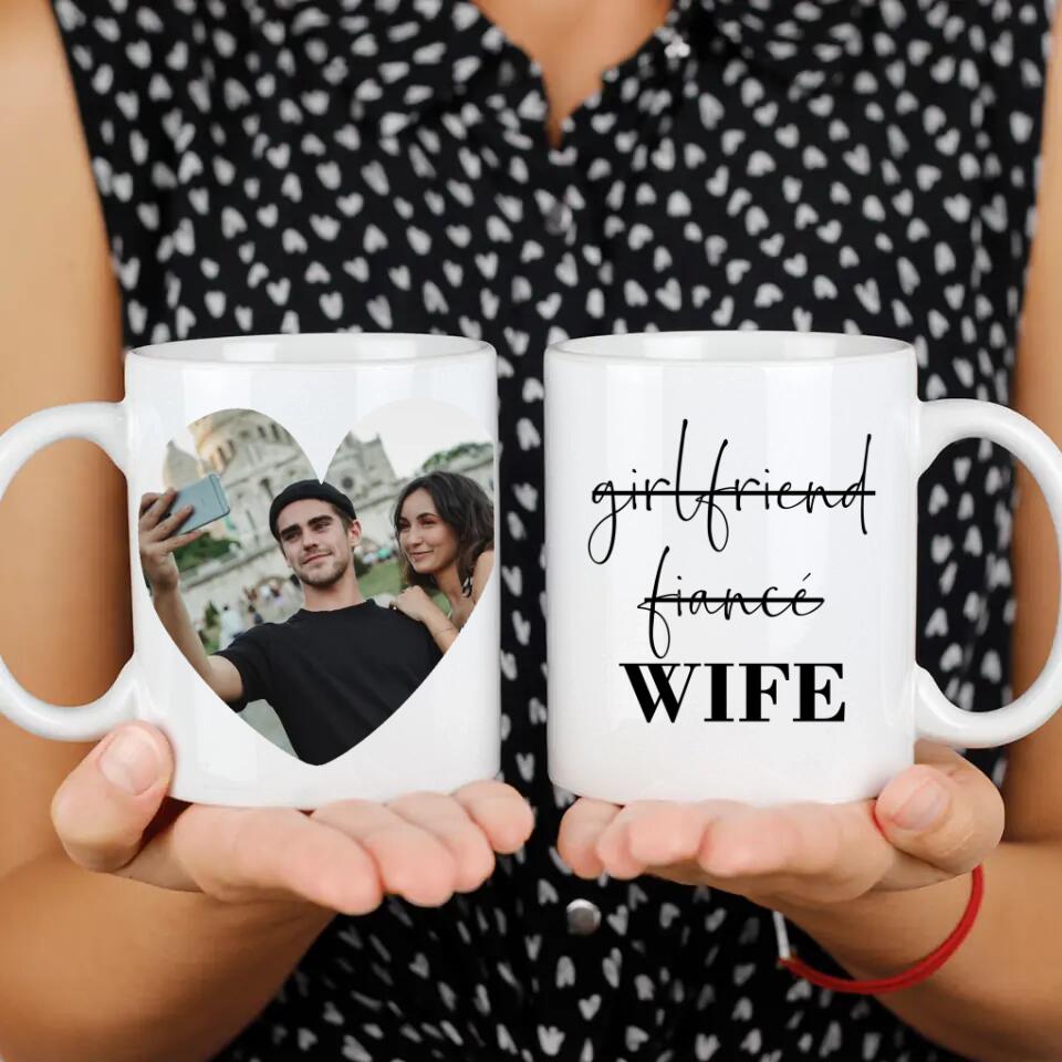 Egyedi képes bögre pároknak választható felirattal