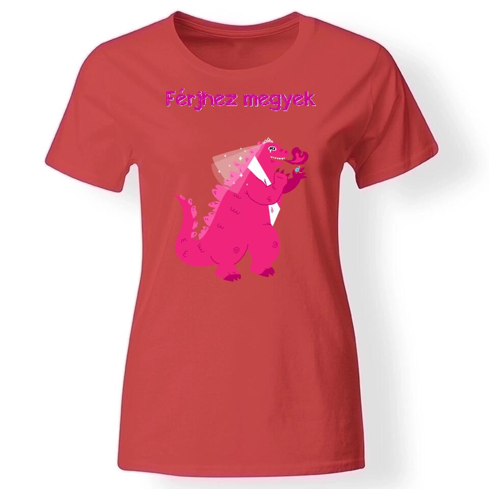 Póló lánybúcsúra piros