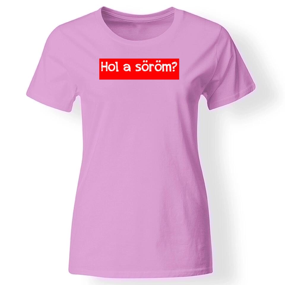 Feliratos póló nőknek rózsaszín
