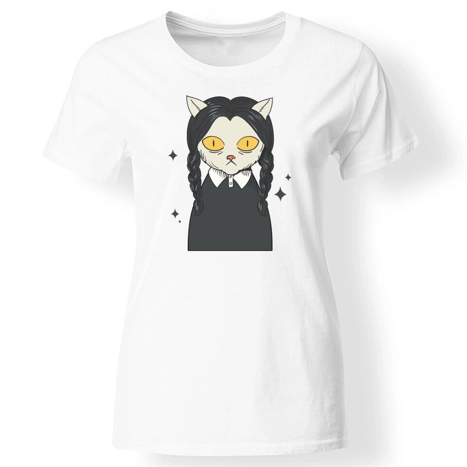 Wednesday inspirálta póló női fehér