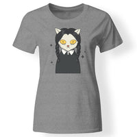 Wednesday inspirálta póló női szürke