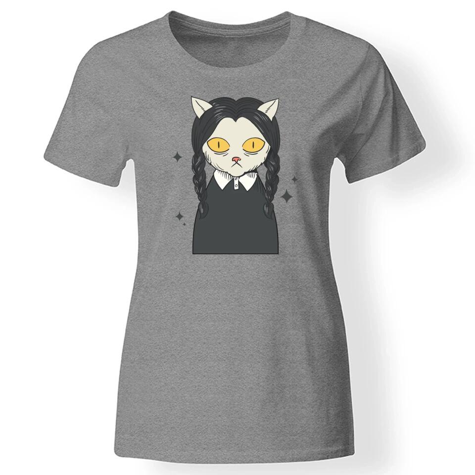 Wednesday inspirálta póló női szürke