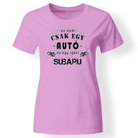 Ez egy igazi autós póló nőknek rózsaszín