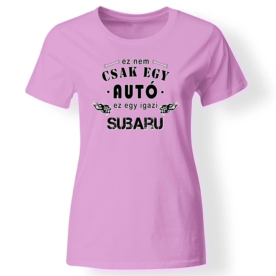 Ez egy igazi autós póló nőknek rózsaszín