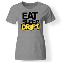 Eat, sleep, DRIFT póló nőknek szürke