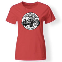 A legjobb motoros a világon póló nőknek piros