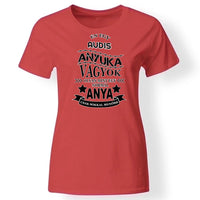 Menő anyuka póló nőknek piros