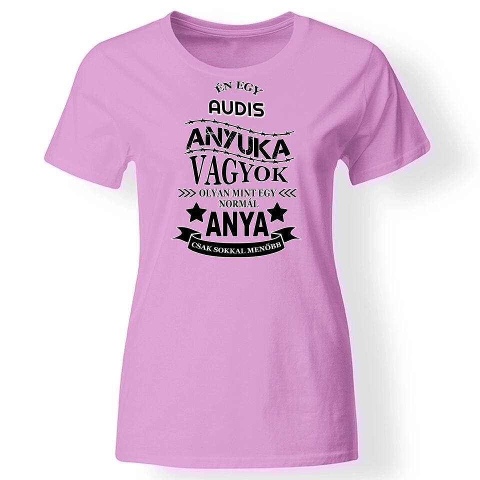 Menő anyuka póló nőknek rózsaszín