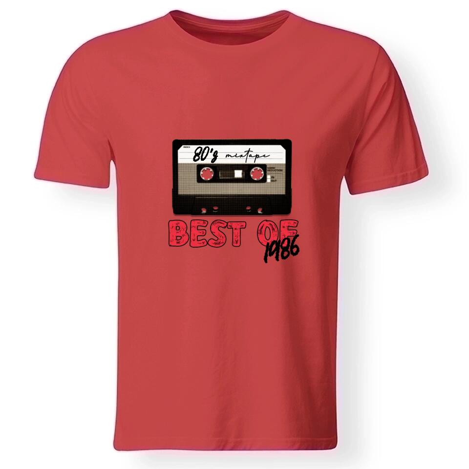 Szülinapi Mixtape póló férfiaknak