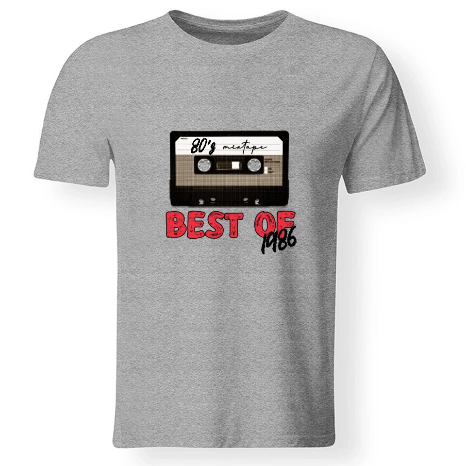 Szülinapi Mixtape póló férfiaknak