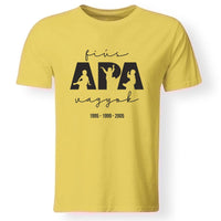Ajándék Apáknak - Fiús apa vagyok férfi póló
