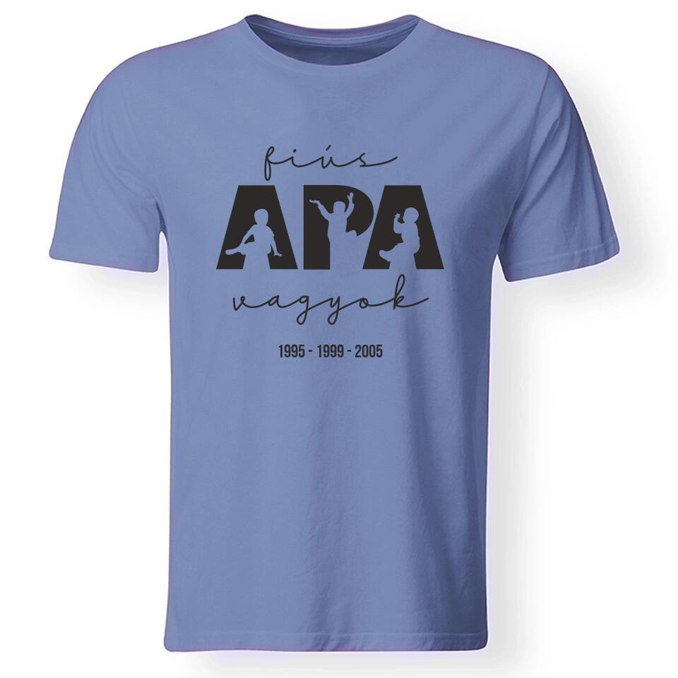 Ajándék Apáknak - Fiús apa vagyok férfi póló