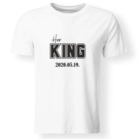 Her King férfi póló évszámmal