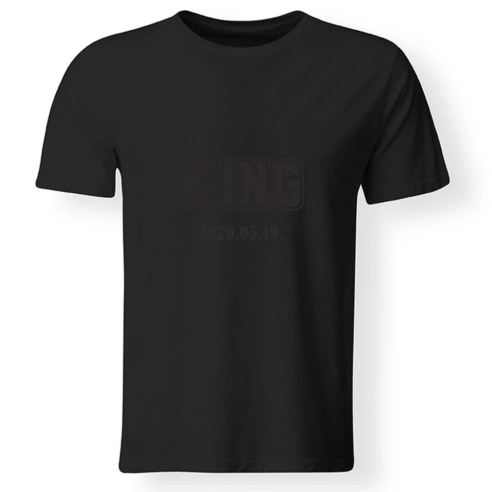 Her King férfi póló évszámmal