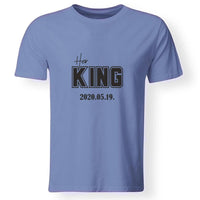 Her King férfi póló évszámmal