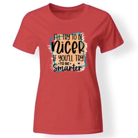 Szarkasztikus póló nőknek piros