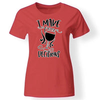 Boros póló nőknek piros