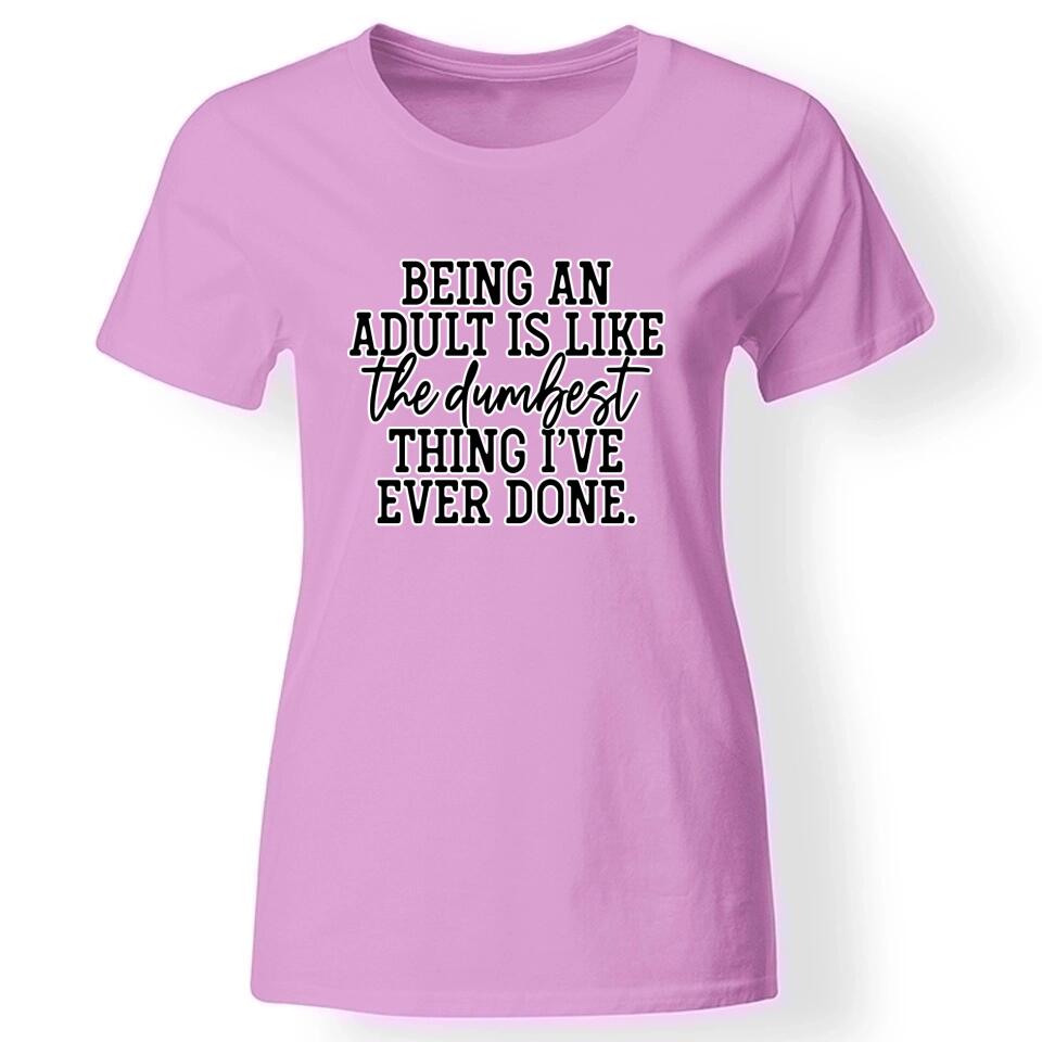 Vicces flegma feliratos póló nőknek rózsaszín