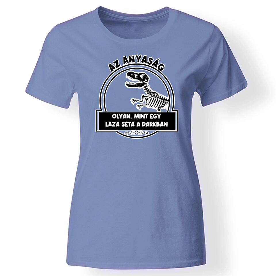 Anya mintás póló kék