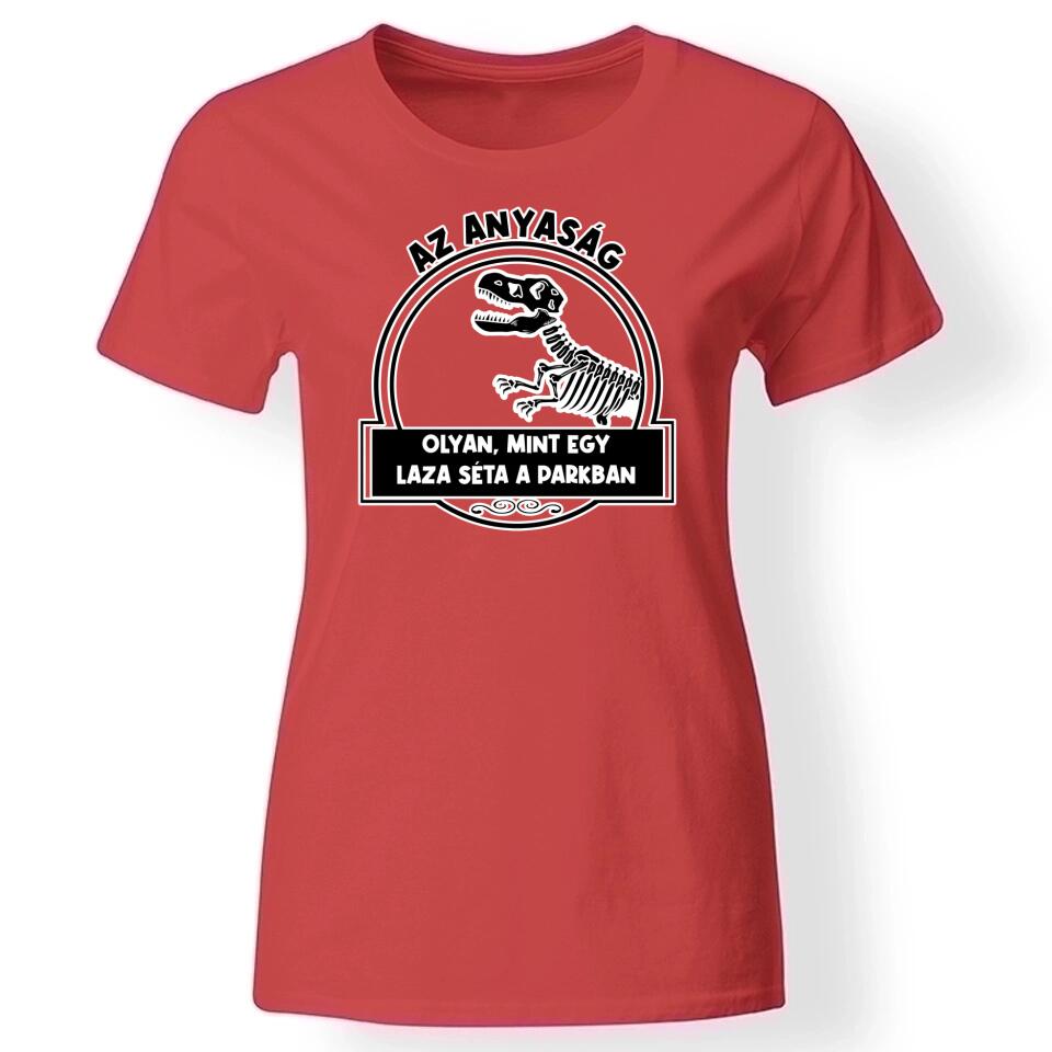 Anya mintás póló piros