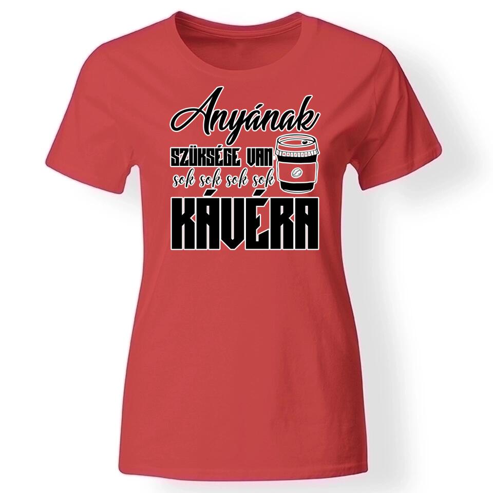 Póló anyának piros