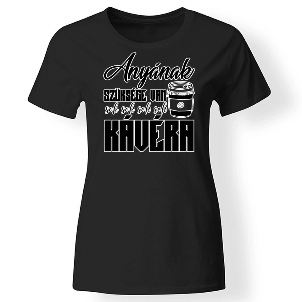 Póló anyának fekete
