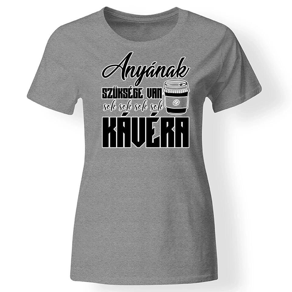 Póló anyának szürke