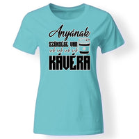 Póló anyának türkiz