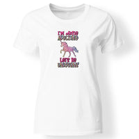 Unikornis póló nőknek fehér