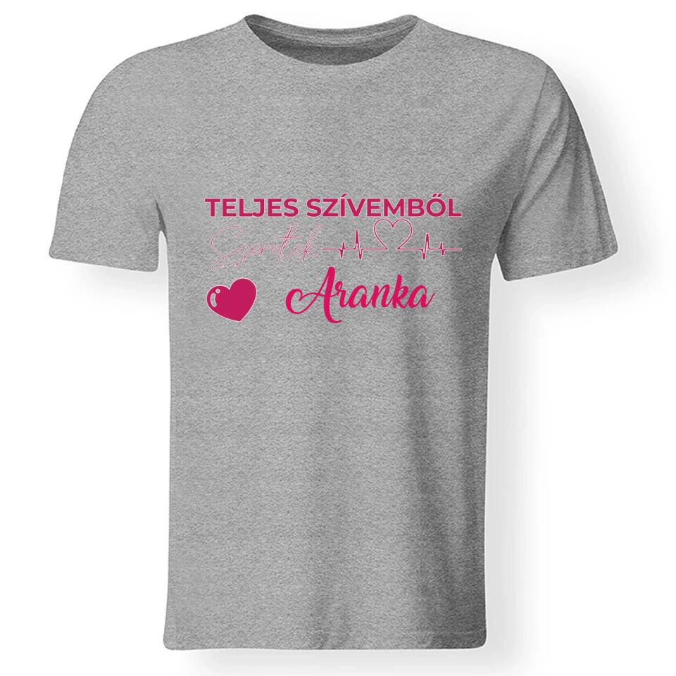  Teljes szívemből szeretlek férfi póló