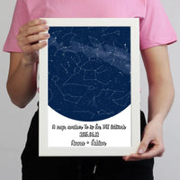 Íves csillagtérkép falikép