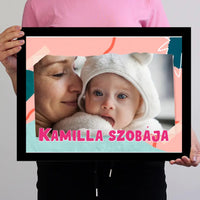 Kép gyerekszobába felirattal