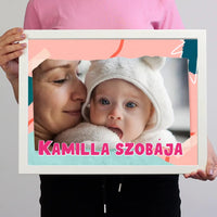 Kép gyerekszobába felirattal