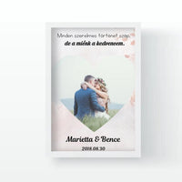 Szív alakú képes falikép